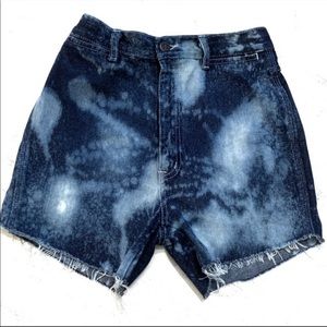 Jean Pierre High Rise Cut off shorts 7/8